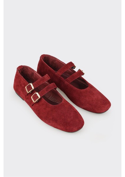 Bordo Deri Kadın Günlük Ayakkabı fiyatları