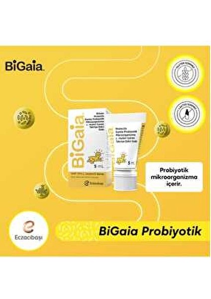 Bigaia Probiyotik Damla 5 ml 100 Milyon Lactobacillus Rhamnosus İçeren Anne Dokunuşu modelleri