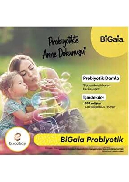 Bigaia Probiyotik Damla 5 ml 100 Milyon Lactobacillus Rhamnosus İçeren Anne Dokunuşu indirimleri