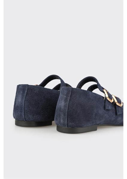 Lacivert Deri Kadın Günlük Ayakkabı indirimleri