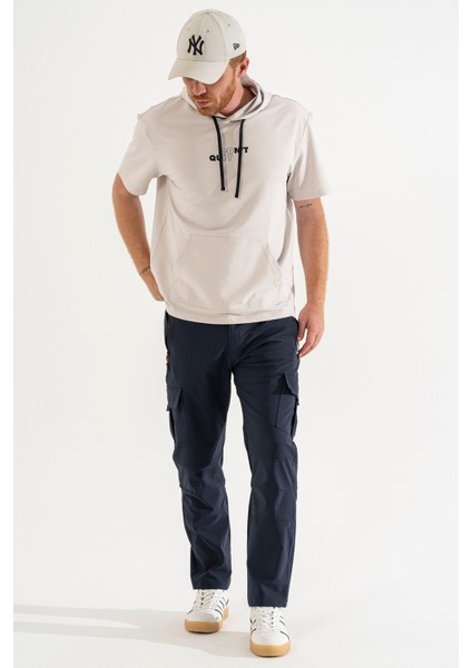 Erkek Lacivert Standart Kesim 5 Cepli Nefes Alan Likralı Outdoor Kargo Pantolon fiyatları