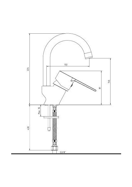 Ar Lite Lavabo Bataryası Kuğu Borulu 102188146 fiyatları