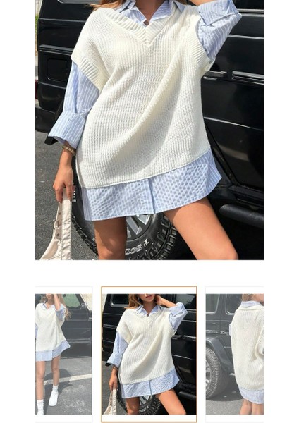 Tek Parça Gömlek Süveter Kombin fırsatları