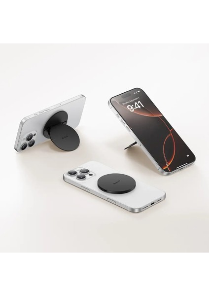 MR-7910 Çok Açılı Destekli Deri Manyetik Telefon Standı indirimleri