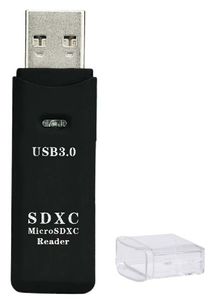 USB 3.0 Microsd & Sd Kart Okuyucu Adaptör Tak Çalıştır