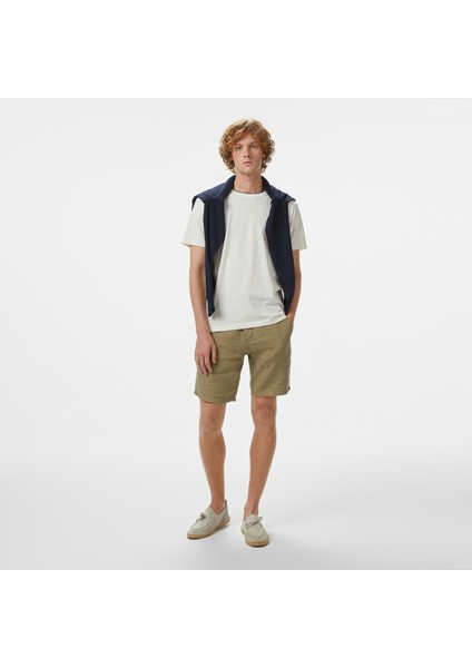 Erkek Krem Regular Fit T-Shirt V55317T.1MA modelleri