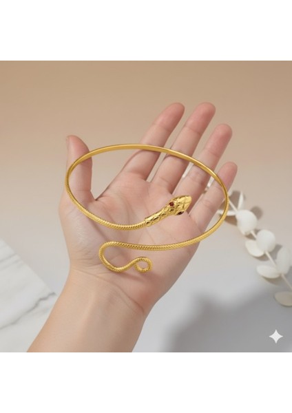 Kısa ve Tarz Yılan Kolye / Göz Alan Choker Tasarım Kolye fırsatları