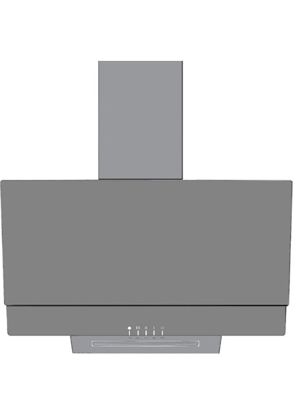 Greyzi Antrasit - Gri 6+1 Turbolu Cam Ankastre Set / 450M3 Yüksek Çekim Performans modelleri