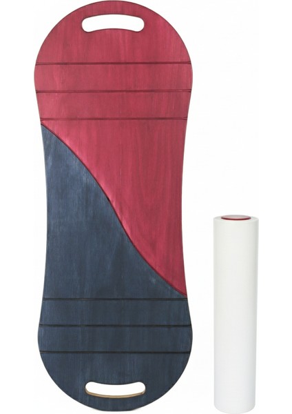 Kırmızı/lacivert Denge Tahtası – Sörf Eğitim Tahtası – Kaykay Eğitim Tahtası – Balance Board – Roller Board