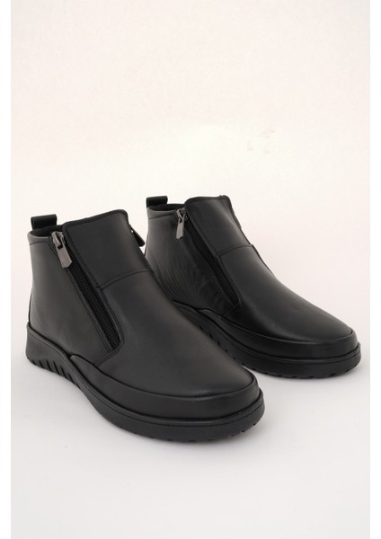 Feniks Hakiki Deri Çift Fermuarlı Kadın Bot modelleri