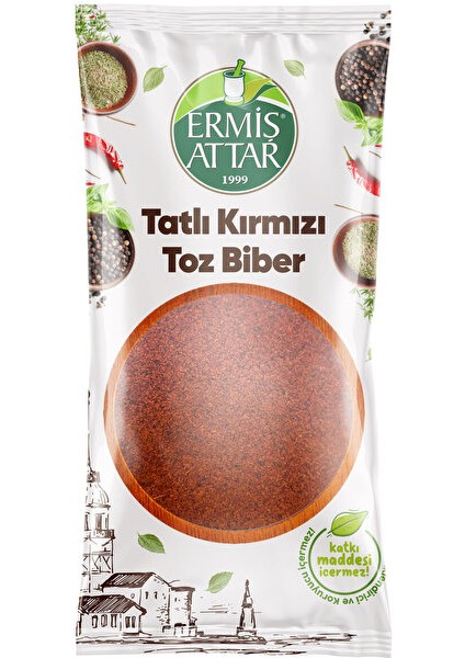Tatlı Toz Kırmızı Biber 75 Gram Ermiş Attar