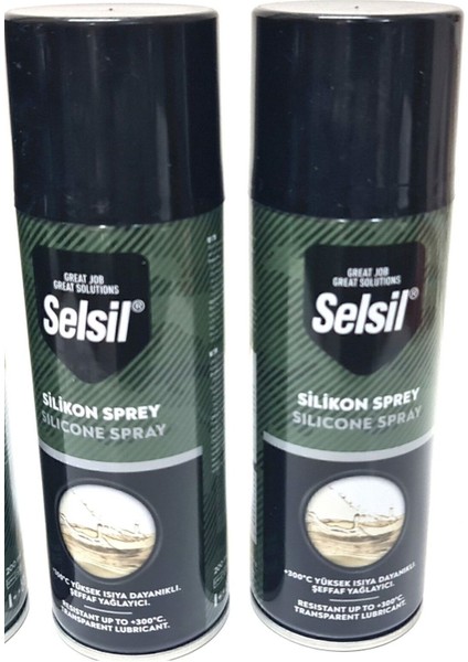 Şeffaf Silikon Sprey Yağlayıcı Su İticili Yüksek Isıya Dayanıklı 2×500 ml modelleri