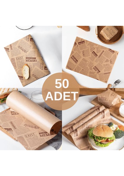 Karışık Desen Sunum Kağıdı 50 Adet