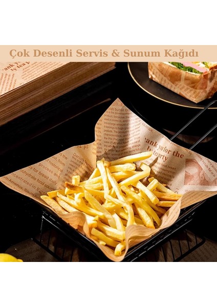 Karışık Desen Sunum Kağıdı 50 Adet fırsatları