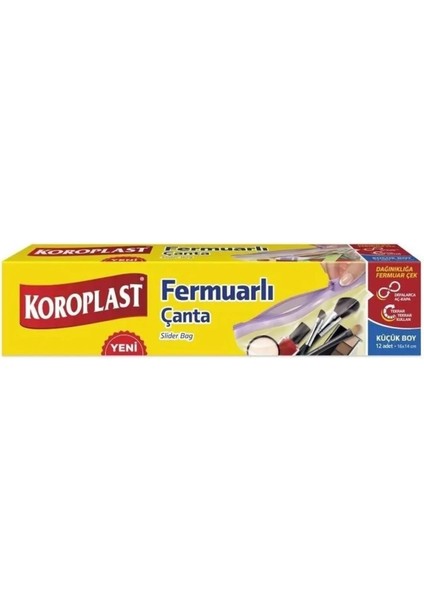 Fermuarlı Çanta Küçük Boy 12 Li 16 x 14 cm x 2 Paket fiyatları