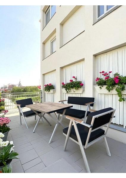 Vera 2-1-1-Masa-Salıncak Bahçe Balkon Mobilyası , Oturma Grubu , Çay Seti modelleri