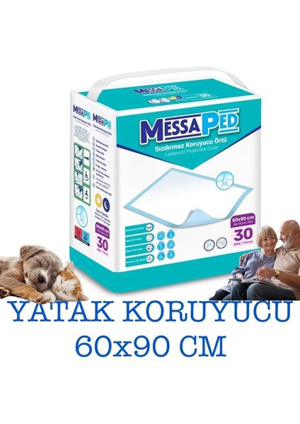 Yatak Koruyucu Örtü 60X90 cm 90'lı Çiş Pedi Kedi-Köpek-Bebek-Yetişkin Hasta Altı Bezi-Gece Gündüz fiyatları