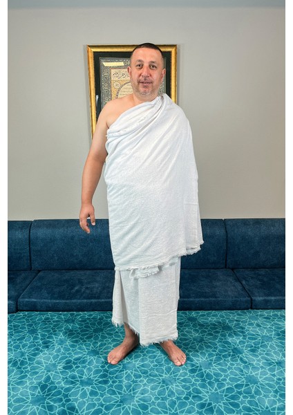 Lüks Bambu Hac Umre Ihram Seti - Ihram Takımı, Kemer, Saç Kesim Aparatı, Priz Dönüştürücü, Mendil ve Şampuan modelleri