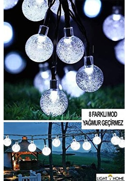 50 Ledli Kristal Beyaz 7m LED Yılbaşı Çam Ağaç Süsü 50 LED Kristal Beyaz Renk Süs Paketi modelleri