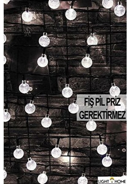 50 Ledli Kristal Beyaz 7m LED Yılbaşı Çam Ağaç Süsü 50 LED Kristal Beyaz Renk Süs Paketi indirimleri