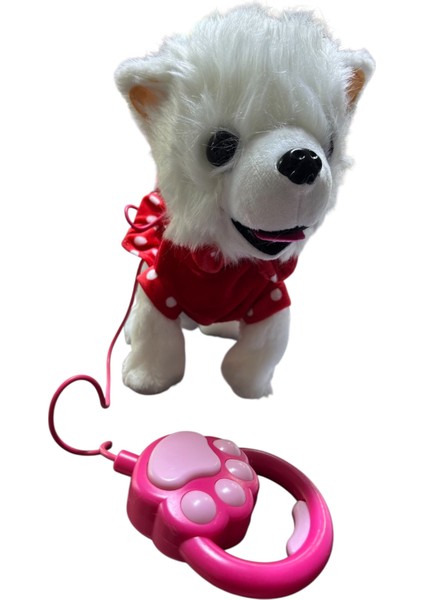 Pilli Sesli Yürüyen Sevimli Köpek Puffy