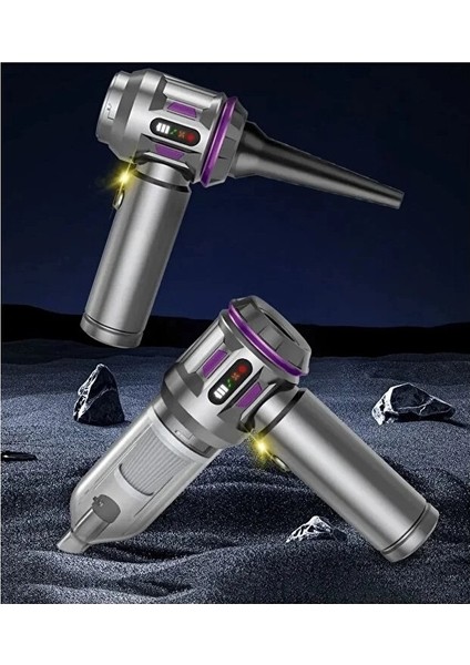 Auhma Ahv-20 Kablosuz Araç Içi Süpürge 17000PA Güçlü Vakum Dijital Göstergeli 100W Fırçasız Motor Üfleme Vakum Özellikli fırsatları