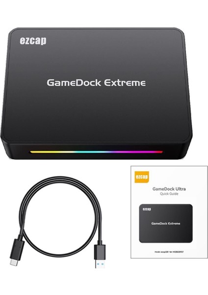 Gamedock Extreme 4K HDMI Yakalama Kartı, Pc/konsol Video Kayıt Cihazı, Rgb Işıklı fırsatları