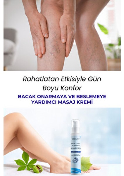 Varis Bölgesi Için Bacak Onarmaya Yardımcı ve Besleyici Varis Masaj Kremi 100 ml modelleri
