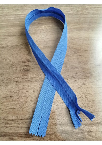 Gizli Tül Elbise Fermuarı 50 cm -1 Adet