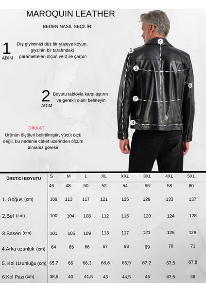 Virgina Erkek Deri Ceket