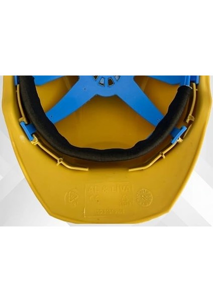 Dayanımlı Yüksek Yoğunluklu Polipropilen Sarı Baret modelleri