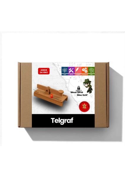 Telgraf – Çocuklar Için Eğitici Ahşap Stem Oyuncak,deney Seti ve Bilim Kiti | Junior Da Vinci fırsatları