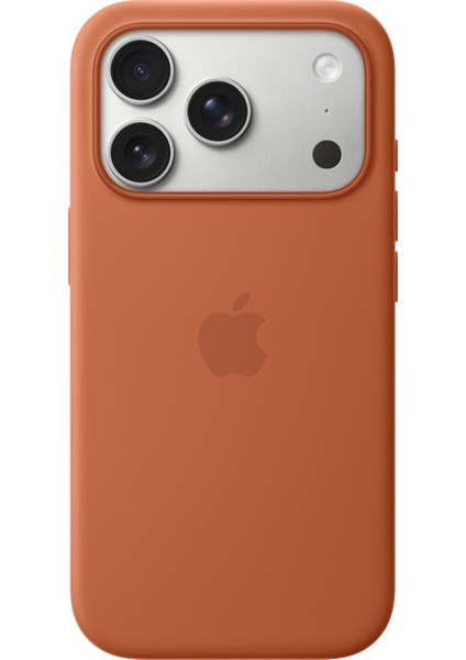 Magsafe Özellikli iPhone 17 Pro Silikon Kılıf - Terra Cotta