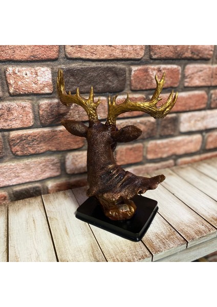 Kaide Üzerinde Geyik Kafası Büst modelleri