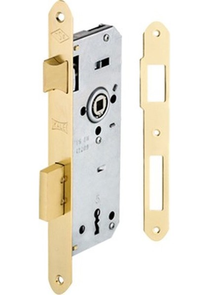 Kale 141 R 45 Ekstra Gömme Kapı Kilidi Oval Sarı