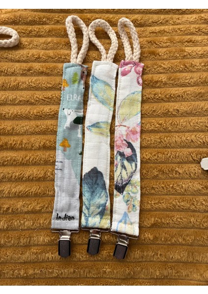 Müslin Emzik Askısı Gökkuşağı3 Adet fiyatları