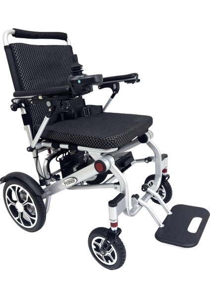 Römer Akülü Tekerlekli Sandalye|hafif Lityum Batarya, Katlanabilir, Bluetooth Özellikli Tasarım R112