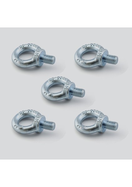 Metal Halka Civata Aybolt 5 Adet 12 mm Aybolt Civatası Paslanmaz Çelik Montaj Sabitleme Bağlantısı