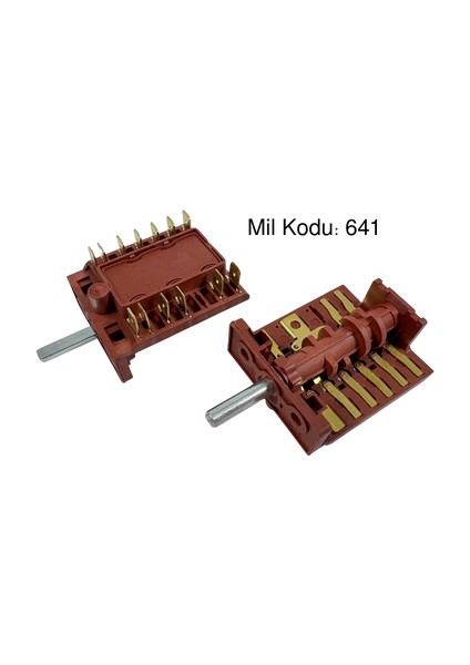 6+7 Çevirmeli Polyemit Anahtar Sürekli Döner