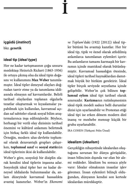 Cambridge Sosyoloji Sözlüğü (Ciltli) - Bryan S. Turner