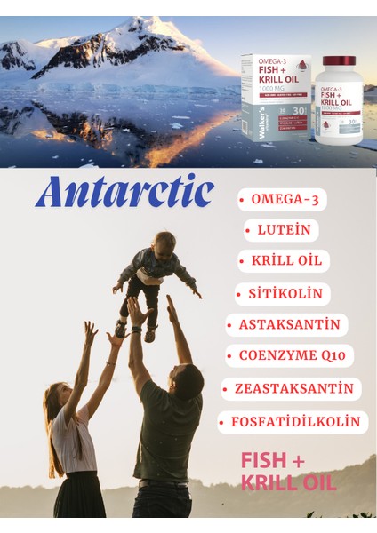 Krill Oil Omega 3 Sitikolin Lutein Q10 Içeren Vitamin indirimleri