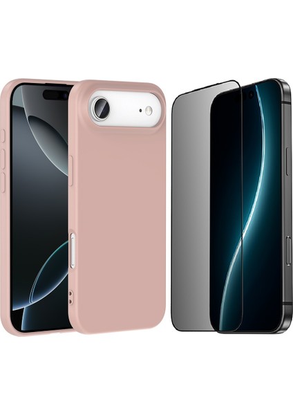 iPhone 17 Air Kılıf Zore Mara Lansman Kapak + Hayalet Ekran Koruyucu