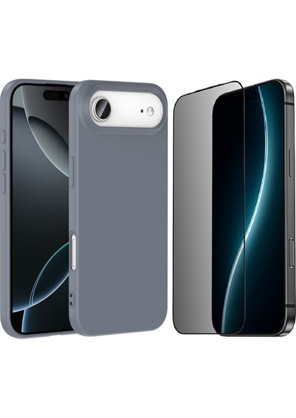 iPhone 17 Air Kılıf Zore Mara Lansman Kapak + Hayalet Ekran Koruyucu