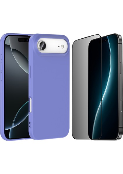 iPhone 17 Air Kılıf Zore Mara Lansman Kapak + Hayalet Ekran Koruyucu