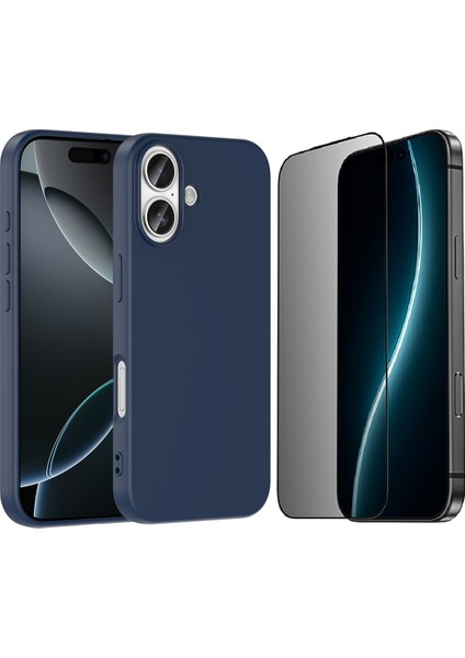 iPhone 17 Kılıf Zore Mara Lansman Kapak + Hayalet Ekran Koruyucu