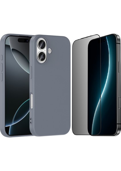 iPhone 17 Kılıf Zore Mara Lansman Kapak + Hayalet Ekran Koruyucu