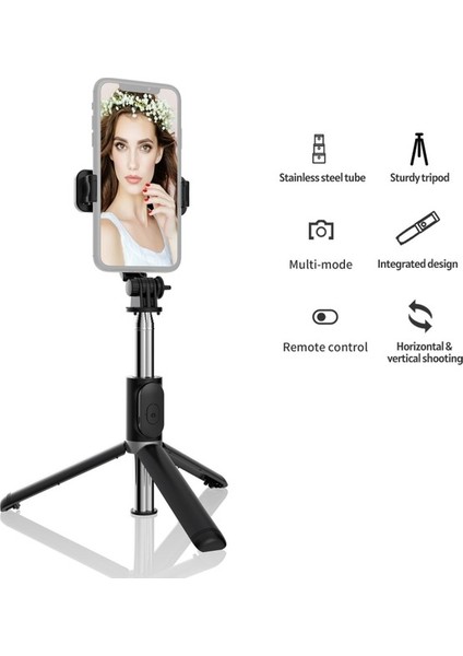 Zuomee Kablosuz Bluetooth Sie Çubuğu 103CM Tripod Vlog Canlı Yayın Kumandası (Yurt Dışından) indirimleri