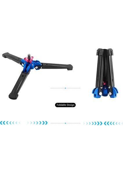 Zuomee Mini 3 Yönlü Seyahat Sehpası - 3/8 Inç Sıvı Küre Baş Uyumlu (Yurt Dışından) indirimleri