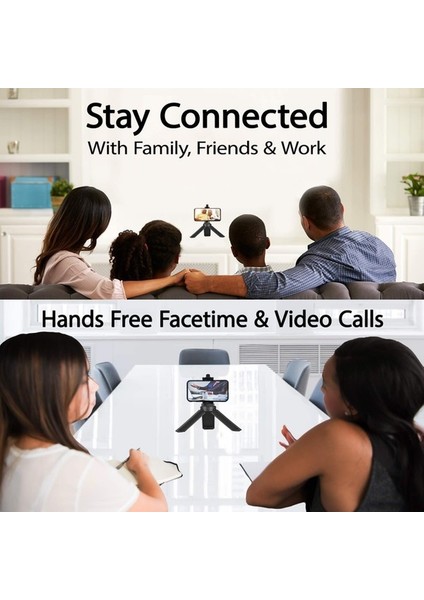 Zuomee Katlanır Masaüstü Tripod Siyah Telefon Kamera 1kg Kompakt Stabilizatör (Yurt Dışından) modelleri