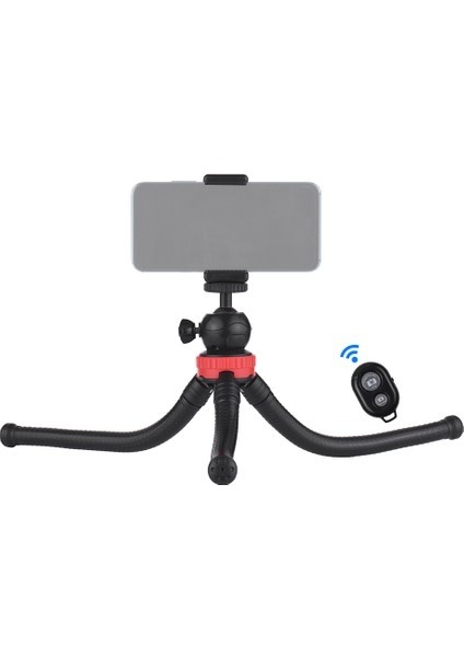 Zuomee Esnek Ahtapot Tripod 360 Küre Başlıklı Uzaktan Kumandalı Akıllı Telefon ve Dslr Kamera 1.2kg (Yurt Dışından)